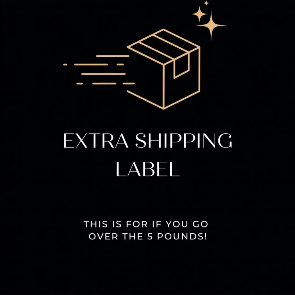 Extra Shipping Label - Picture 1 of 1